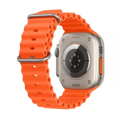 Apple Watch Ultra 2 (2023) GPS + Cellular 49 mm - Titanio Titanio naturale - Cinturino Ocean Arancione